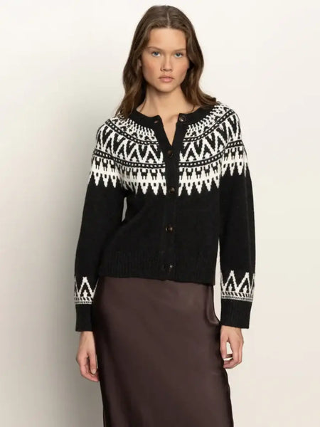 Sanctuary - Fairisle Crewneck Cardi