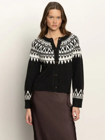 Sanctuary - Fairisle Crewneck Cardi