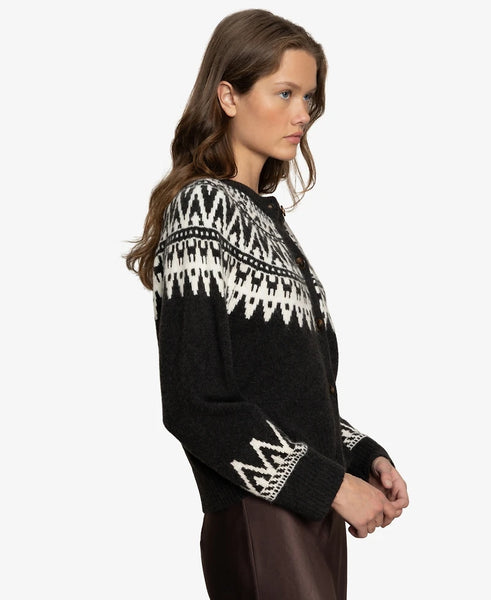 Sanctuary - Fairisle Crewneck Cardi
