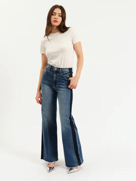 Daze - Tuxedo High Rise Denim