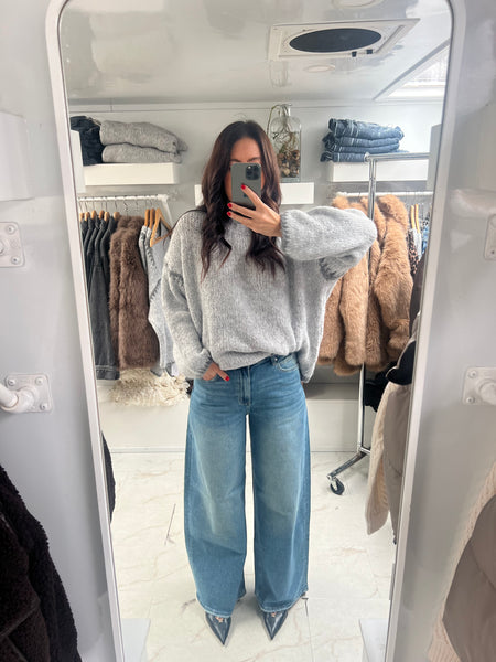 Bayeas - Daisy High Rise Barrel Denim