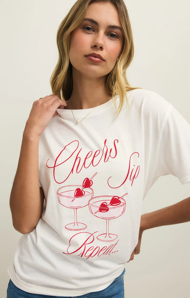 Z Supply - Cheers Boyfriend Tee