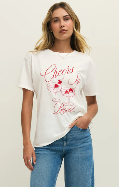 Z Supply - Cheers Boyfriend Tee