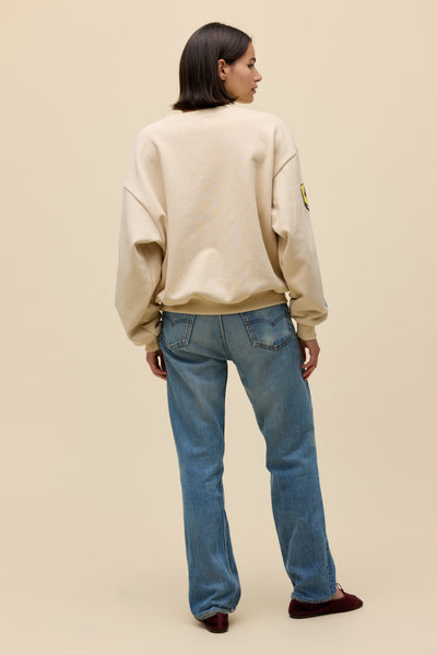 DAYDREAMER LA - Western Patches Oversized Crewneck Sweatshirt
