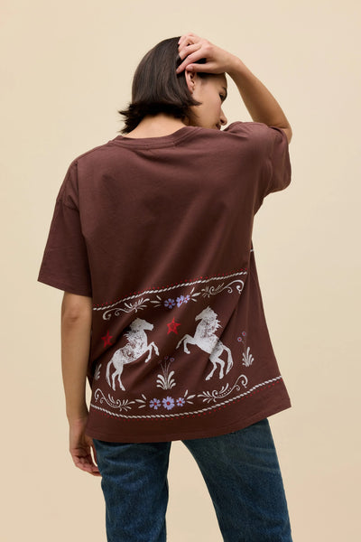 DAYDREAMER LA - Floral Horse Tee