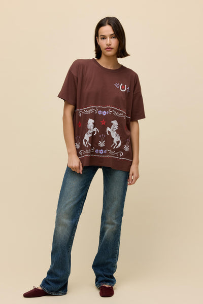 DAYDREAMER LA - Floral Horse Tee