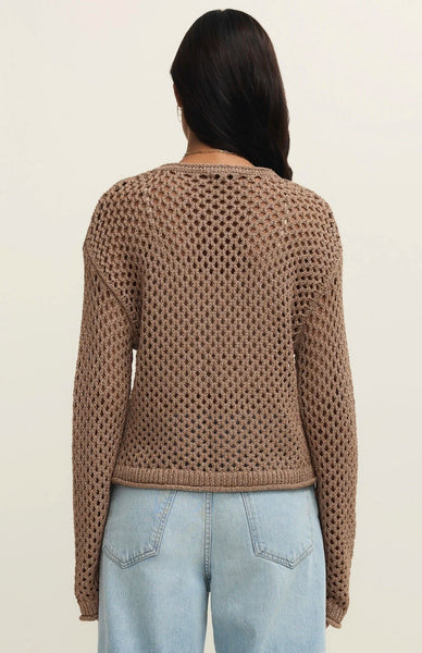 Z Supply - Carla Shimmer Crochet Sweater
