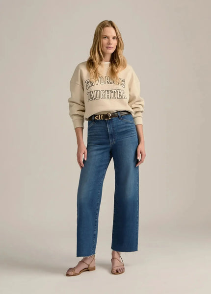Favorite Daughter - Cropped Collegiate Sweatshirt
