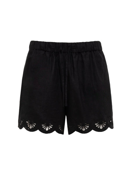 Sanctuary- Almost There Linen Shorts
