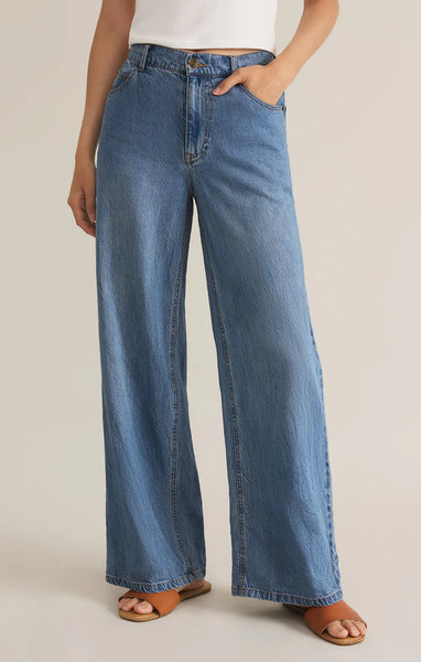 Z Supply - Mia Loose Leg Denim Pant