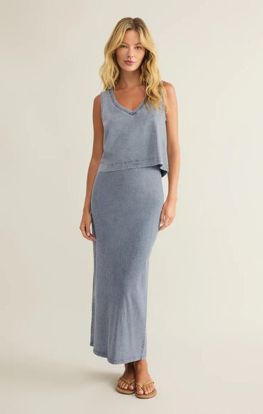 Z Supply - Gail Jersey Denim Midi Skirt