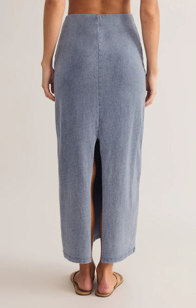 Z Supply - Gail Jersey Denim Midi Skirt
