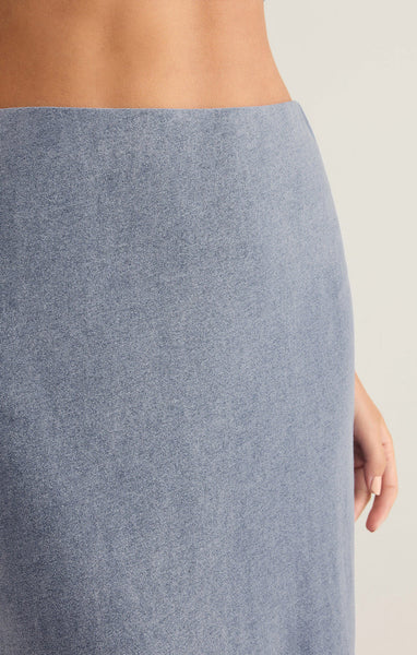 Z Supply - Gail Jersey Denim Midi Skirt
