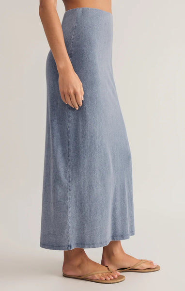 Z Supply - Gail Jersey Denim Midi Skirt