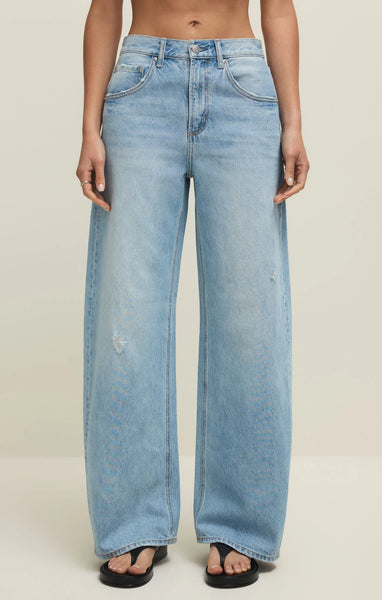 Z Supply - Remi High Rise Bowed Wide Leg Denim